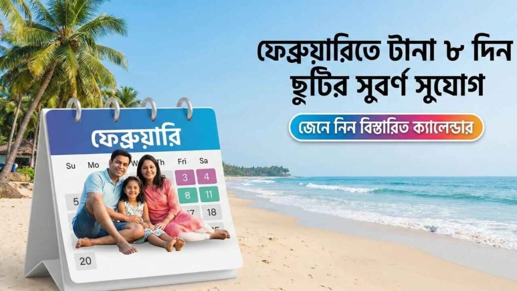 ফেব্রুয়ারিতে টানা ৮ দিন ছুটির সুবর্ণ সুযোগ